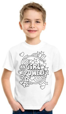 Mooch Wale Boys & Girls Typography, Printed Polyester Regular T Shirt(White, Pack of 1)