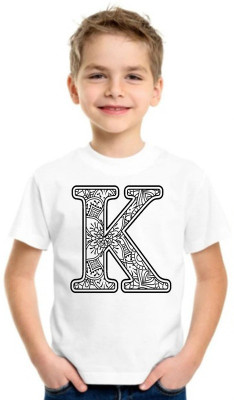 Mooch Wale Boys & Girls Printed Polyester Regular T Shirt(White, Pack of 1)