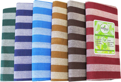 Feather Green Striped Multicolor Lungi