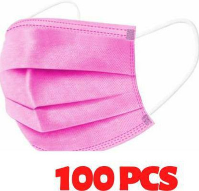 STYLERA (Pink_Pack of 100) Disposable Surgical Face Mask 3 ply Layer | FREE Mask Holder | With Nose Clip Pin | Use And Throw | Pollution And Dust Protection | Men And Women - Pack of 100 pieces Disposable Surgical Face Mask 3 ply Layer With Nose Clip Pin | Use And Throw | Pollution And Dust Protecti STYLERA (Pink_Pack of 100) Disposable Surgical Face Mask 3 ply Layer | FREE Mask Holder | With Nose Clip Pin | Use And Throw | Pollution And Dust Protection | Men And Women - Pack of 100 pieces Disposable Surgical Face Mask 3 ply Layer With Nose Clip Pin | Use And Throw | Pollution And Dust Protecti