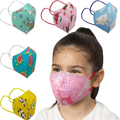PRIVIU Kids & Children Cotton Face Mask | Age 3-6 years |...