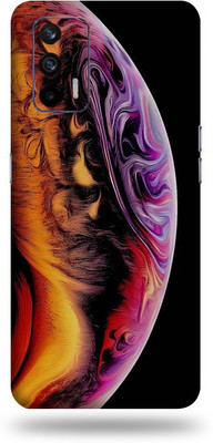 AsSkin Realme X7 Max Mobile Skin(Ultra Super Color Moon With High Matte Finish.)