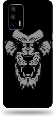 AsSkin Realme X7 Max Mobile Skin(Ultra Super Black Lion With High Matte Finish.)
