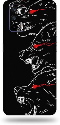 AsSkin Realme X7 Max Mobile Skin(Ultra Super Angry Wolf With High Matte Finish.)