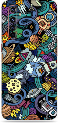 AsSkin Realme X50 Pro, realme x50 pro, realme x50pro Mobile Skin(Ultra Super Red_Graffiti With High Matte Finish.)