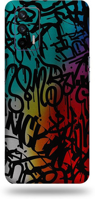 LAMHA Realme X7 Max Mobile Skin(Ultra Super Graffiti Text With High Matte Finish.)