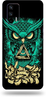 AsSkin Realme X7 Max Mobile Skin(Ultra Super Angry Owl With High Matte Finish.)