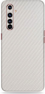 BUGGU Realme X50 Pro Mobile Skin(Ultra Super White Carbon Fiber Skin With High Matte Finish., Mobile Skin (Back+Side+Camera))