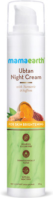 Mamaearth Ubtan Night Cream for glowing skin with Turmeric & Saffron for Skin Brightening(50 g)