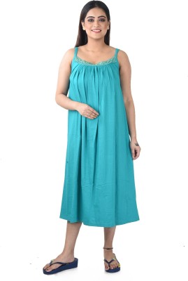 Piyali's Creation Women's Women Nighty(Light Green)