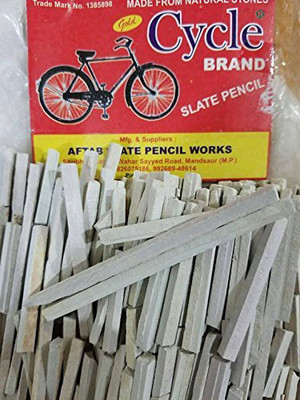 PMW Panther Brand -Stationery Slate Pencil Natural Lime Stone Chalk - Pack of 10 Boxes Pencil Grip(Pack of 10)