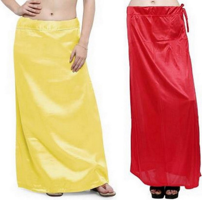 KAVYA DESIGNERS SR BG SHN KV40 Satin Blend Petticoat(Free)