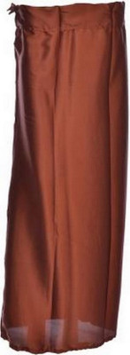 AMBAJI FASHION COLLECTIONS PURE SATIN PETTICOAT Q136 Satin Blend Petticoat(Free)