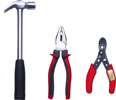 Globus 3 PCS SET ( PACK OF 4 INCLUDING TOOL KIT BAG) Hand Tool Kit(3 Tools)