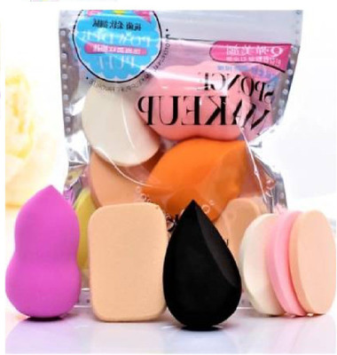 SIOPAWORLD Makeup Puff Sponge Combo Set, Sponge Blender Foundation Puff Powder Smooth Beauty For Foundations- puff sponge set.(pack of 6)