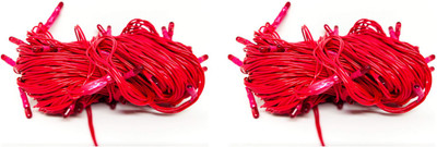 Ascension 21 LEDs 8 m Red Steady String Rice Lights(Pack of 2)