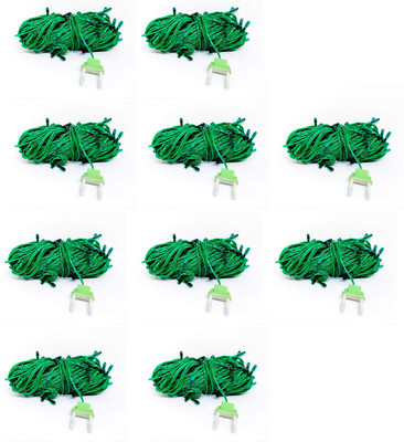 Ascension 30 LEDs 13 m Green Steady String Rice Lights(Pack of 10)