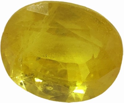 VISVESA Pukhraj, Guru, Ratti 4.82/Carats 4.39, Lab Certified Good Quality Bangkok Natural Yellow Sapphire Loose Gemstone. Stone Sapphire Ring