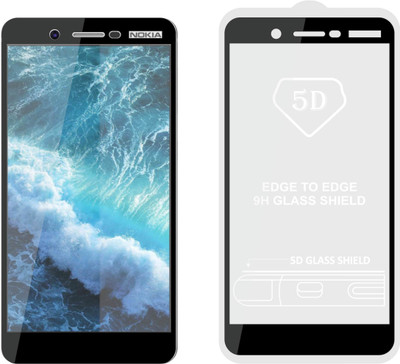 CASE CREATION Edge To Edge Tempered Glass for Nokia 7 Android 2017(Pack of 1)