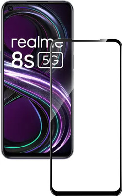 R-TECH Edge To Edge Tempered Glass for Realme 8s 5G(Pack of 1)