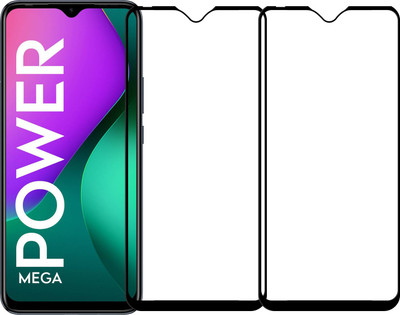 Karpine Edge To Edge Tempered Glass for Infinix Smart 5(Pack of 2)
