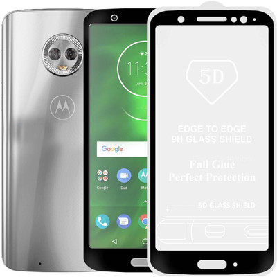 Case Creation Edge To Edge Tempered Glass for Motorola Moto G6 Play(Pack of 1)