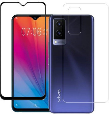 ECMERED Front and Back Screen Guard for Vivo V21E(Pack of 1)