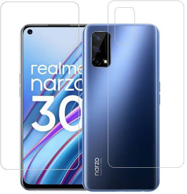 ECMERED Front and Back Screen Guard for Realme Narzo 30 Pro(Pack of 1)