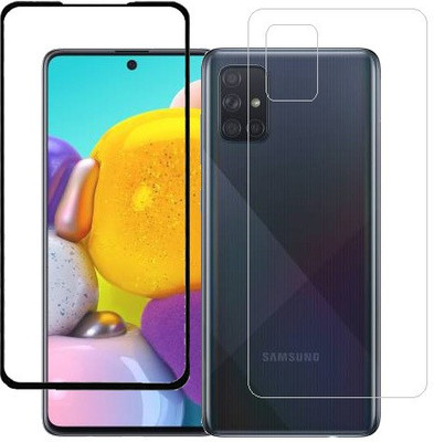 ECMERED Front and Back Screen Guard for Samsung Galaxy A71(Pack of 1)
