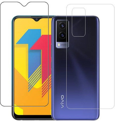 ECMERED Front and Back Screen Guard for Vivo V21E(Pack of 1)