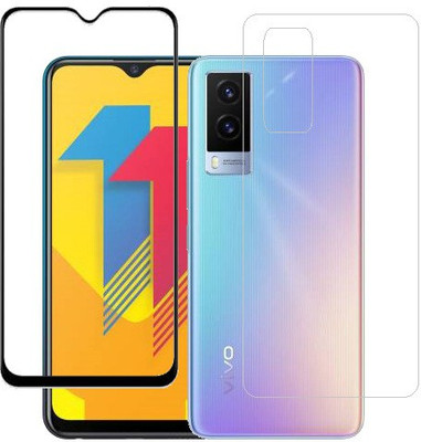 ECMERED Front and Back Screen Guard for Vivo V21E(Pack of 1)