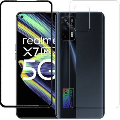 ECMERED Front and Back Screen Guard for Realme X7 Max(Pack of 1)