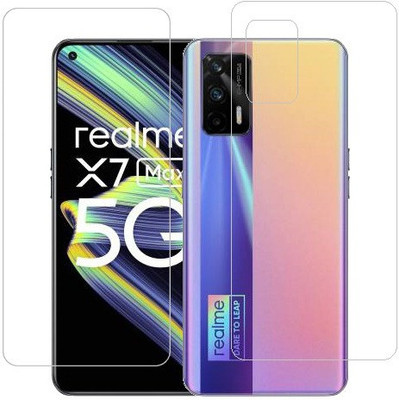 ECMERED Front and Back Screen Guard for Realme X7 Max(Pack of 1)