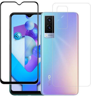 ECMERED Front and Back Screen Guard for Vivo V21E(Pack of 1)