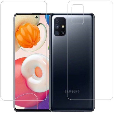 ECMERED Front and Back Screen Guard for Samsung Galaxy M51, Samsung M51(Pack of 1)