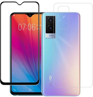 ECMERED Front and Back Screen Guard for Vivo V21E(Pack of 1)