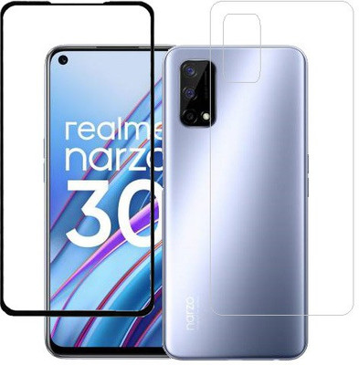 ECMERED Front and Back Screen Guard for Realme Narzo 30 Pro(Pack of 1)