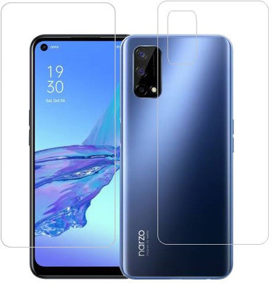 ECMERED Front and Back Screen Guard for Realme Narzo 30 Pro(Pack of 1)