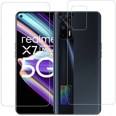 ECMERED Front and Back Screen Guard for Realme X7 Max(Pack of 1)