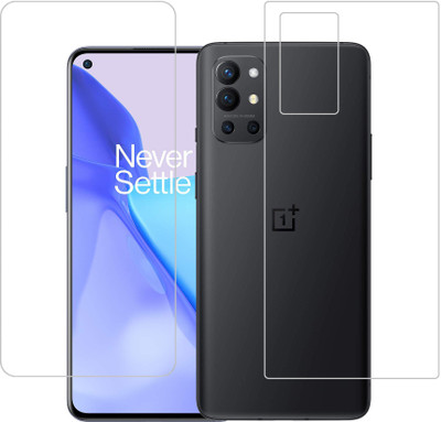 ECMERED Front and Back Screen Guard for OnePlus 9R(Pack of 1)