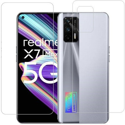 ECMERED Front and Back Screen Guard for Realme X7 Max(Pack of 1)