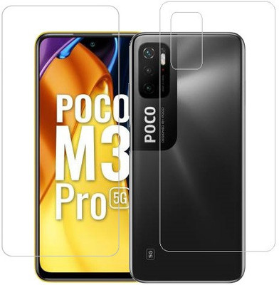 ECMERED Front and Back Screen Guard for Poco M3 Pro(Pack of 1)