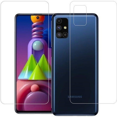 ECMERED Front and Back Screen Guard for Samsung Galaxy M51, Samsung M51(Pack of 1)