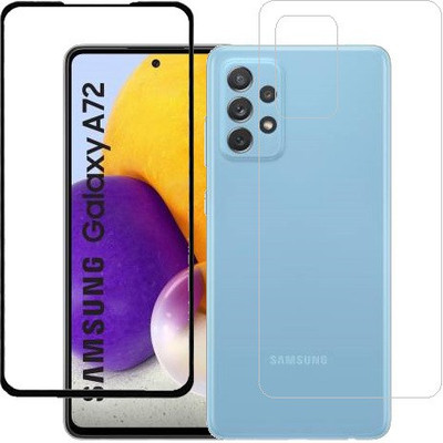 ECMERED Front and Back Screen Guard for Samsung Galaxy A72(Pack of 1)