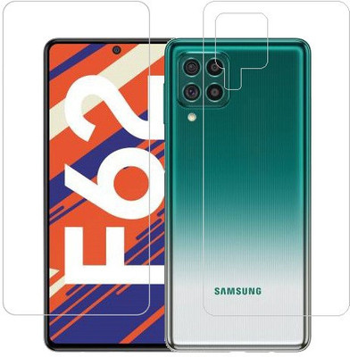 ECMERED Front and Back Screen Guard for Samsung Galaxy F62, Samsung F62(Pack of 1)
