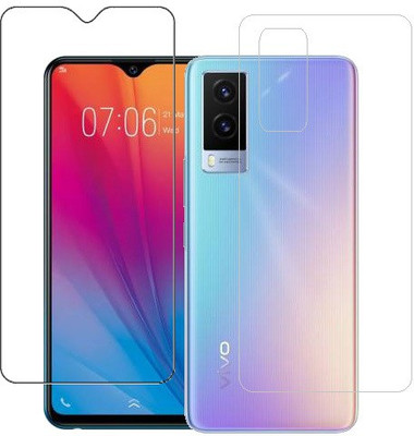 ECMERED Front and Back Screen Guard for Vivo V21E(Pack of 1)