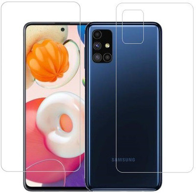 ECMERED Front and Back Screen Guard for Samsung Galaxy M51, Samsung M51(Pack of 1)