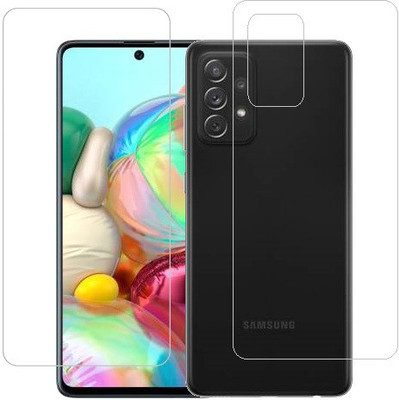 ECMERED Front and Back Screen Guard for Samsung Galaxy A72, Samsung A72(Pack of 1)