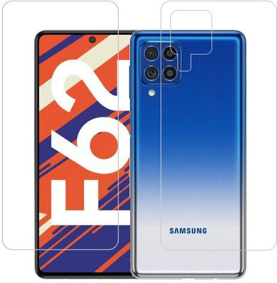 ECMERED Front and Back Screen Guard for Samsung Galaxy F62, Samsung F62(Pack of 1)