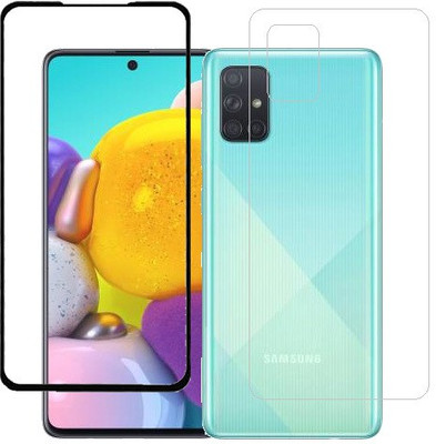 ECMERED Front and Back Screen Guard for Samsung Galaxy A71(Pack of 1)